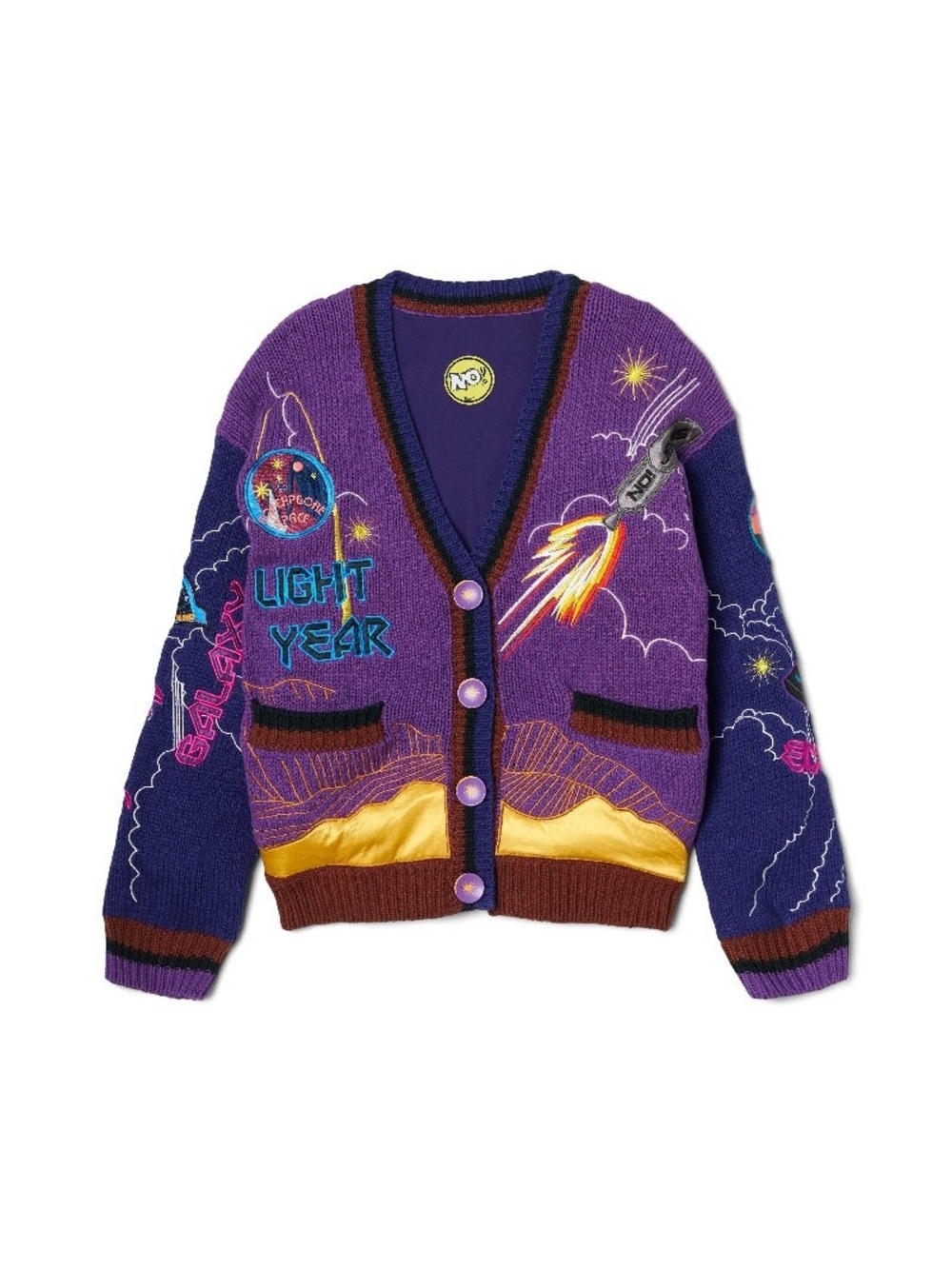 No! Jeans Embroidered Cardigan - Venus